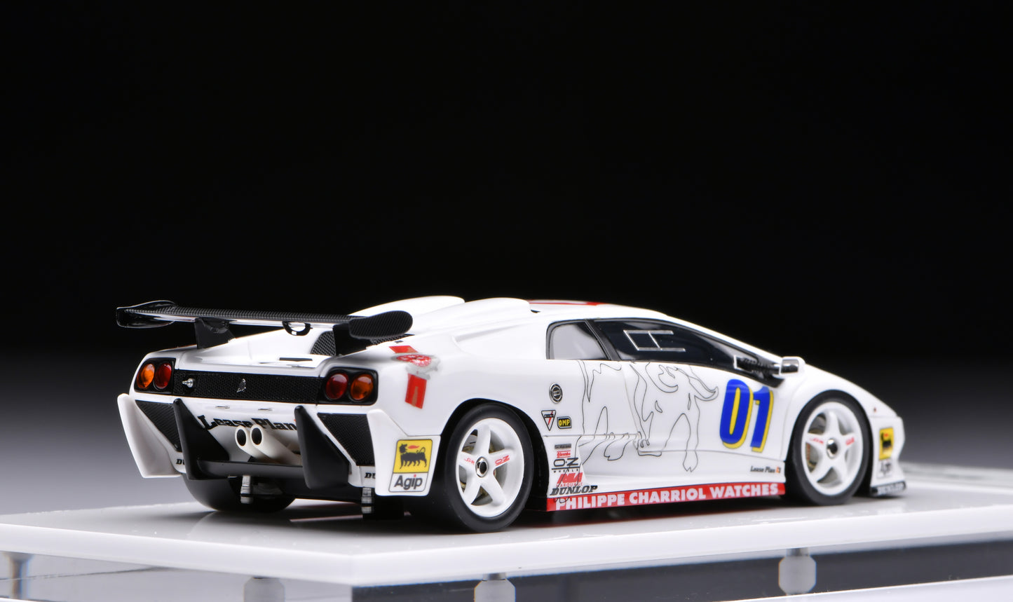 1:43 MakeUp Lamborghini Diablo SVR Racing White EM785F