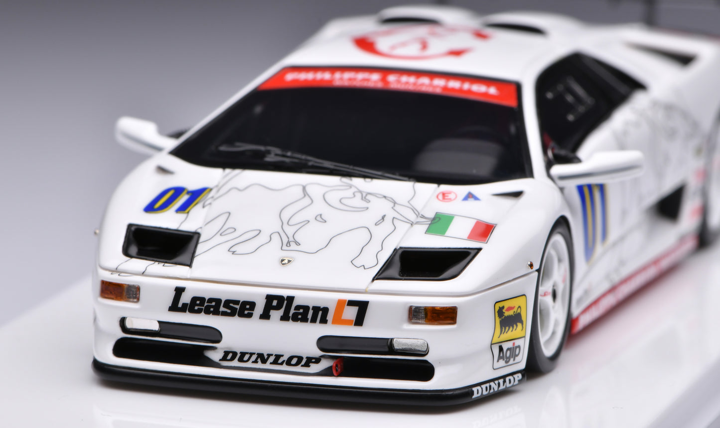 1:43 MakeUp Lamborghini Diablo SVR Racing White EM785F