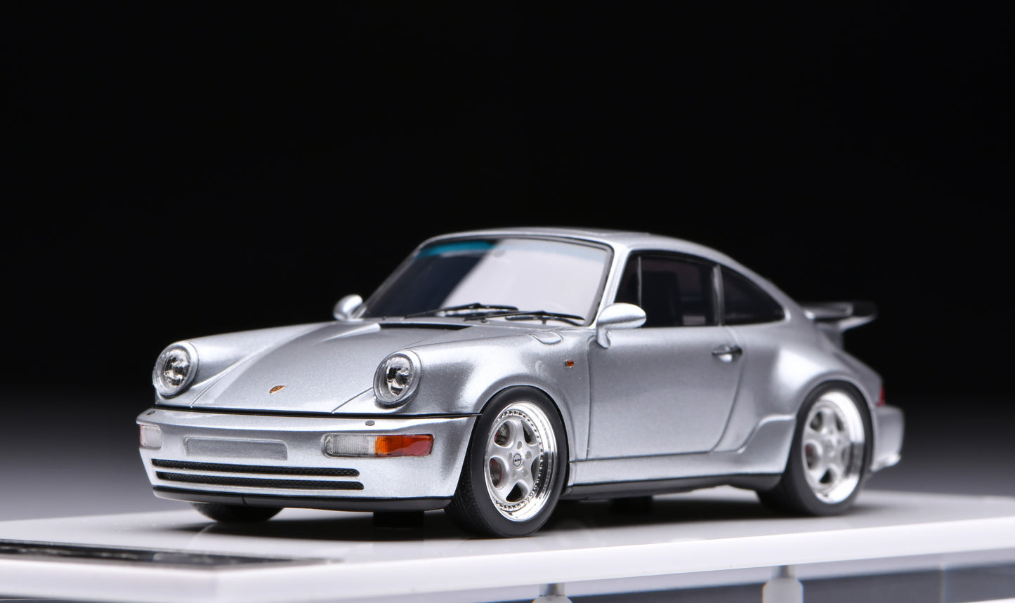 1:43 MakeUp Porsche 911(964)Turbo 3.6 Polar Silver Metallic VM158F