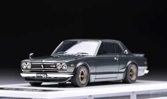 1:43 MakeUp Nissan Skyline 2000GTR KPGC10 with Spoiler(NISSAN Works wheel)VM244E