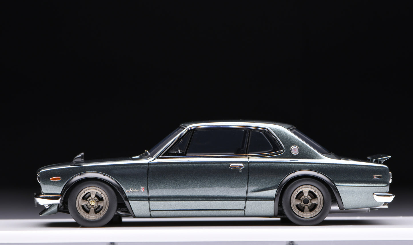 1:43 MakeUp Nissan Skyline 2000GTR KPGC10 with Spoiler(NISSAN Works wheel)VM244E