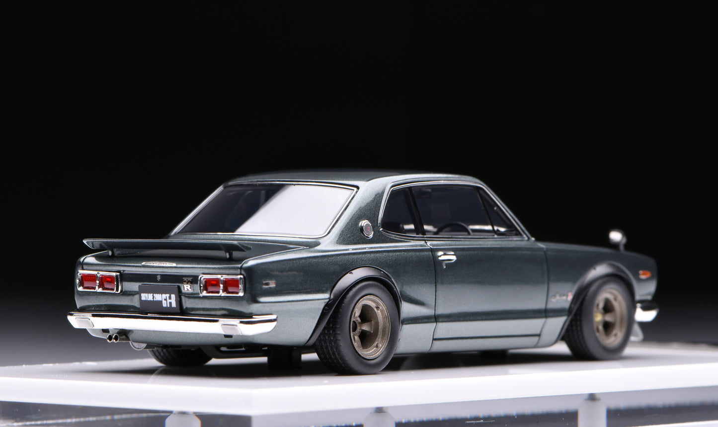 1:43 MakeUp Nissan Skyline 2000GTR KPGC10 with Spoiler(NISSAN Works wheel)VM244E