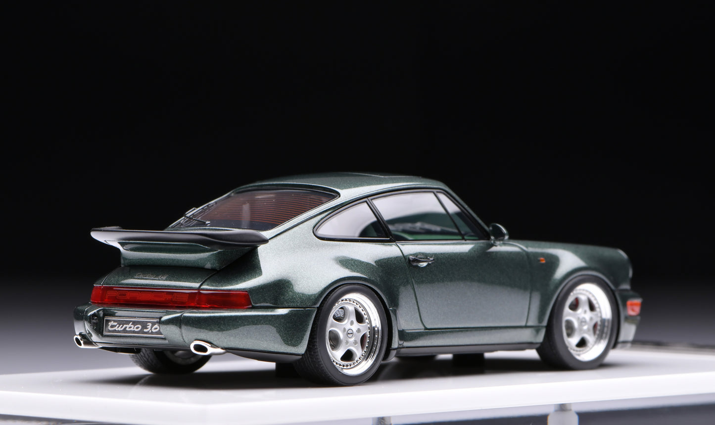 1:43 MakeUp Porsche 911(964)Turbo 3.6 Oak Green Metallic VM158J