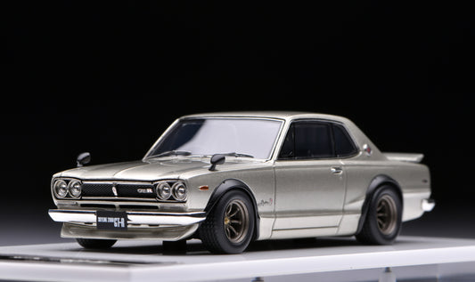 1:43 MakeUp Nissan Skyline 2000 GT-R KPGC10 RS watanabe 8 spoke VM273A