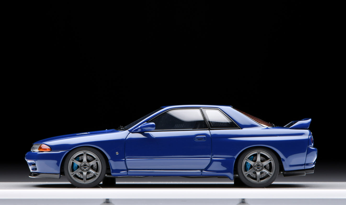 1:43 MakeUp BUILT BY LEGENDS Mine's Skyline GT-R R32 Nara Blue EM679B