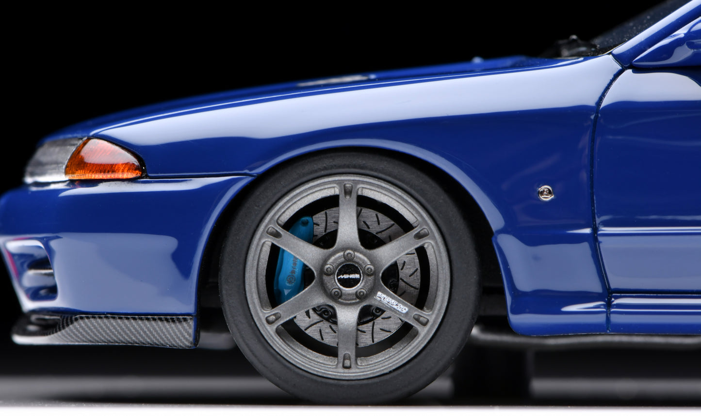 1:43 MakeUp BUILT BY LEGENDS Mine's Skyline GT-R R32 Nara Blue EM679B