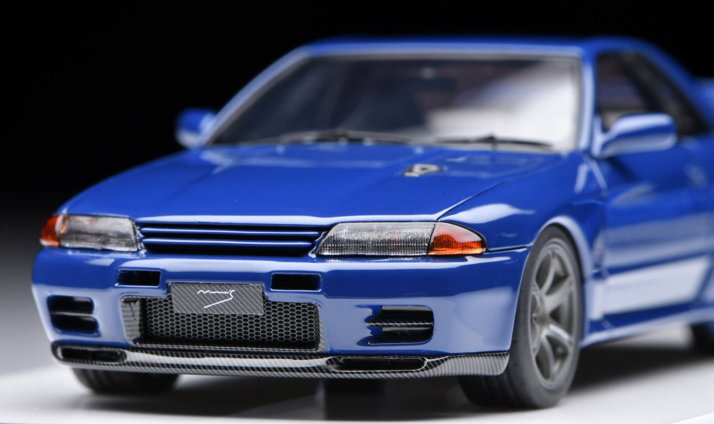 1:43 MakeUp BUILT BY LEGENDS Mine's Skyline GT-R R32 Nara Blue EM679B