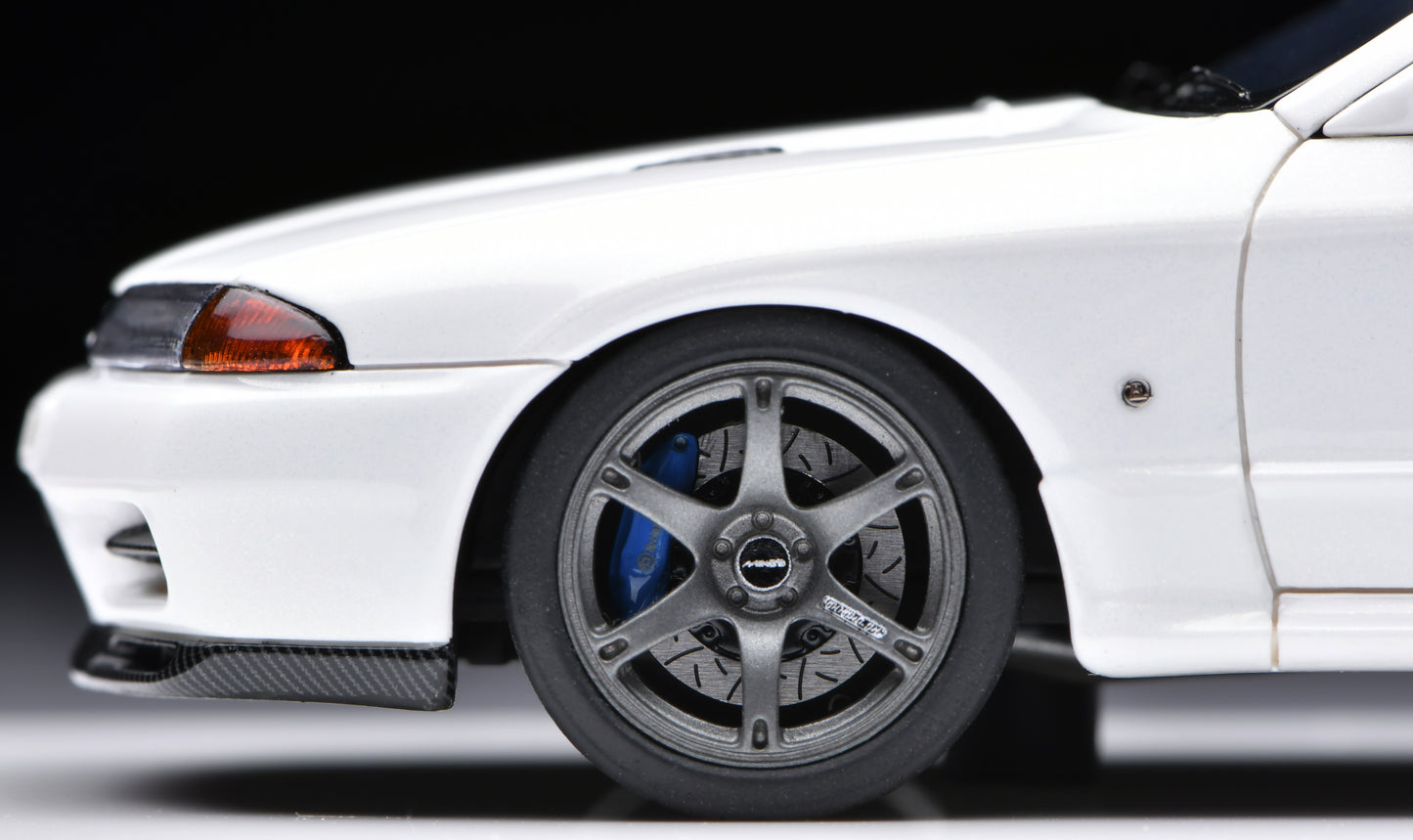 1:43 MakeUp BUILT BY LEGENDS Mine's Skyline GT-R R32 Shiranami White EM679A
