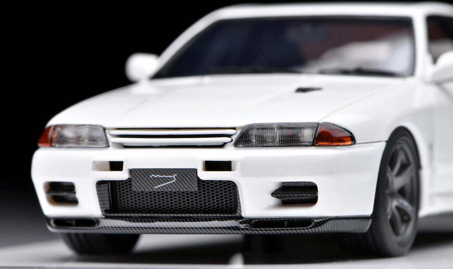1:43 MakeUp BUILT BY LEGENDS Mine's Skyline GT-R R32 Shiranami White EM679A