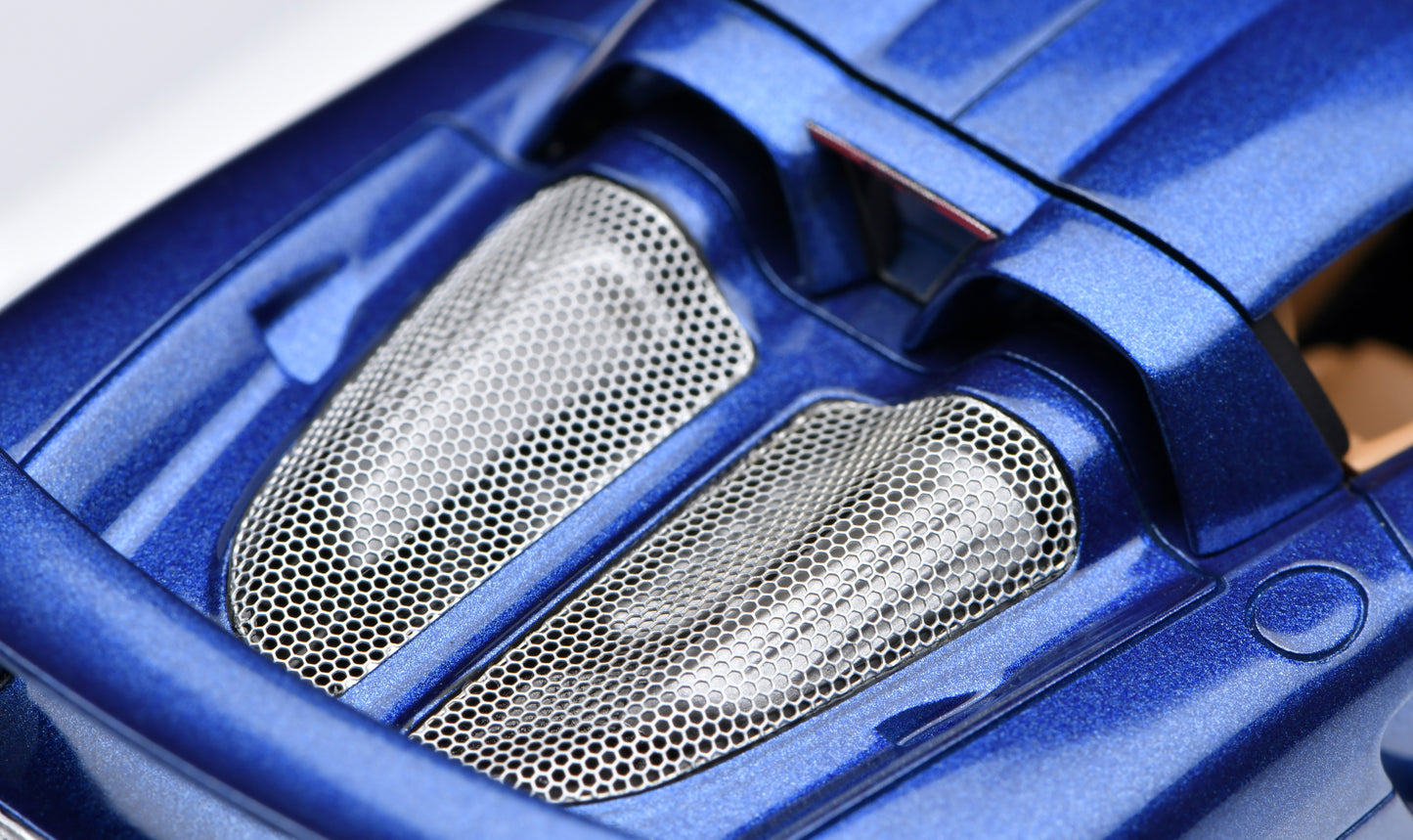 1:43 MakeUp Porsche Carrera GT(Rear wing up)  Topaz Blue Metallic EM567J