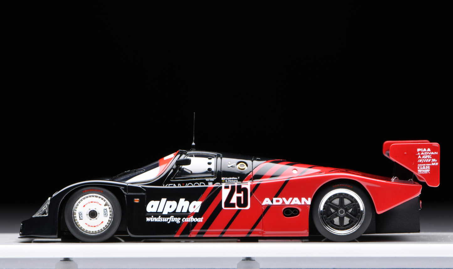 1:43 MakeUp Porsche 962 "ADVAN Alpha Nova"JSPC Fuji 500km 1989 No.25 VM321