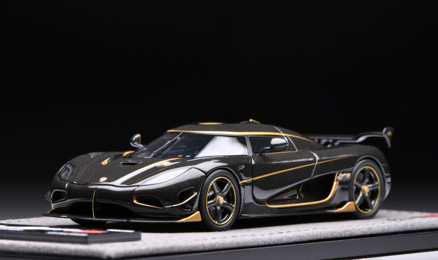 1:43 Gryning Koenigsegg Agera RS Carbon/Golden stripe