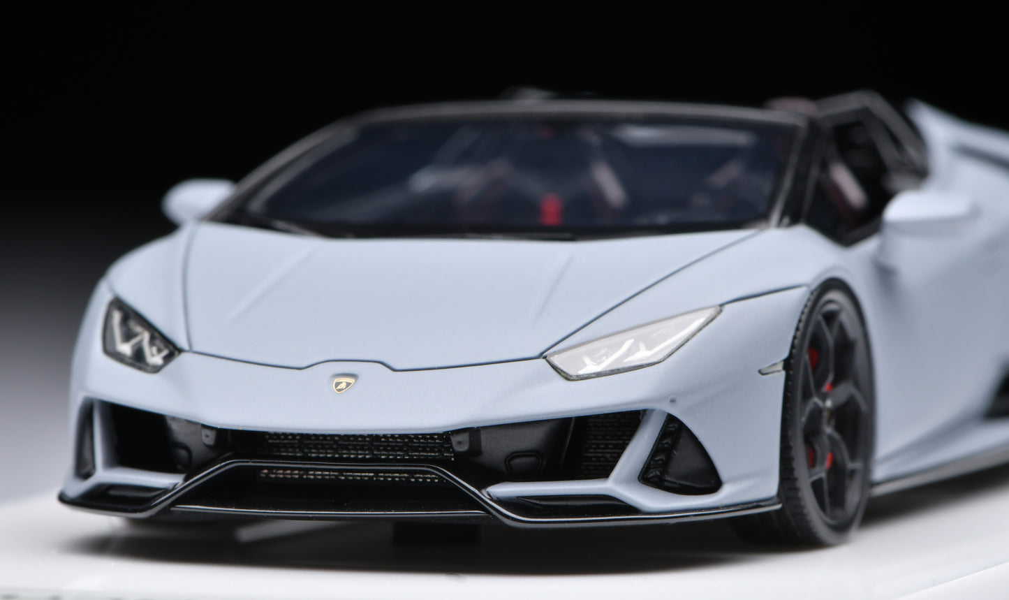 1:43 MakeUp Lamborghini Huracan EVO Spyder (Loge Wheel) Grigio Acheso EM524D