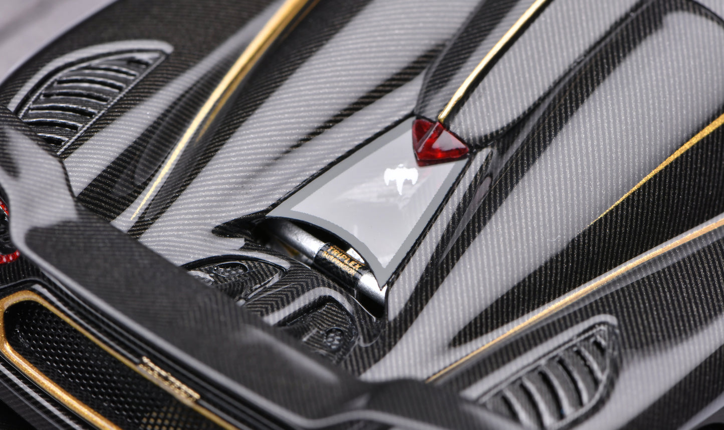 1:43 Gryning Koenigsegg Agera RS Carbon/Golden stripe