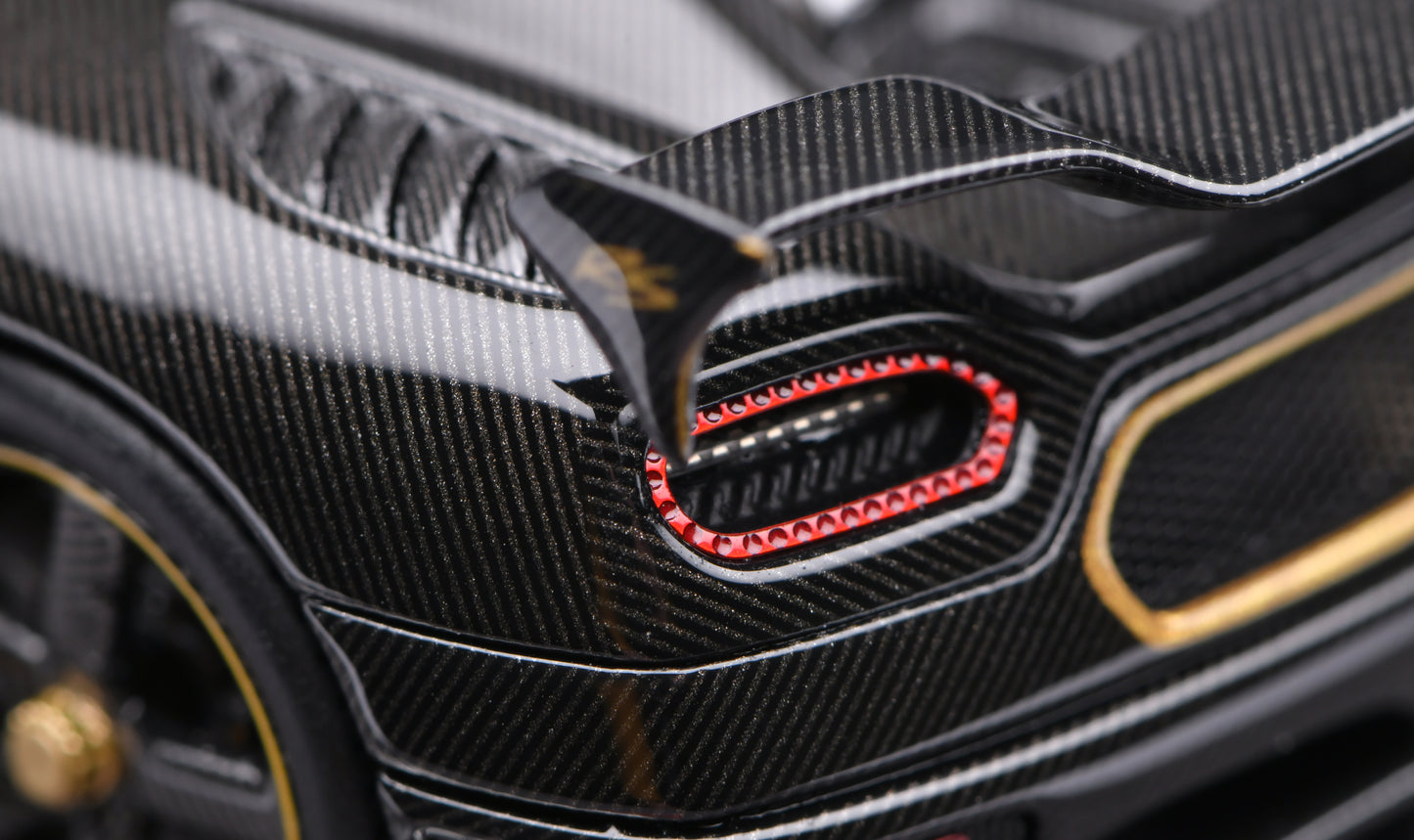 1:43 Gryning Koenigsegg Agera RS Carbon/Golden stripe