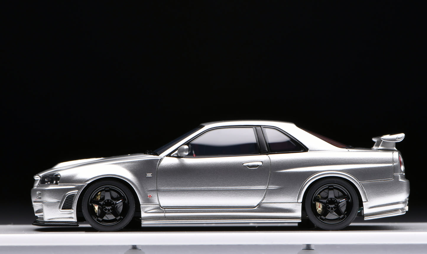 1:43 MakeUp Nissan  NISMO R34 GT-R Z-Tune Silver EM396A