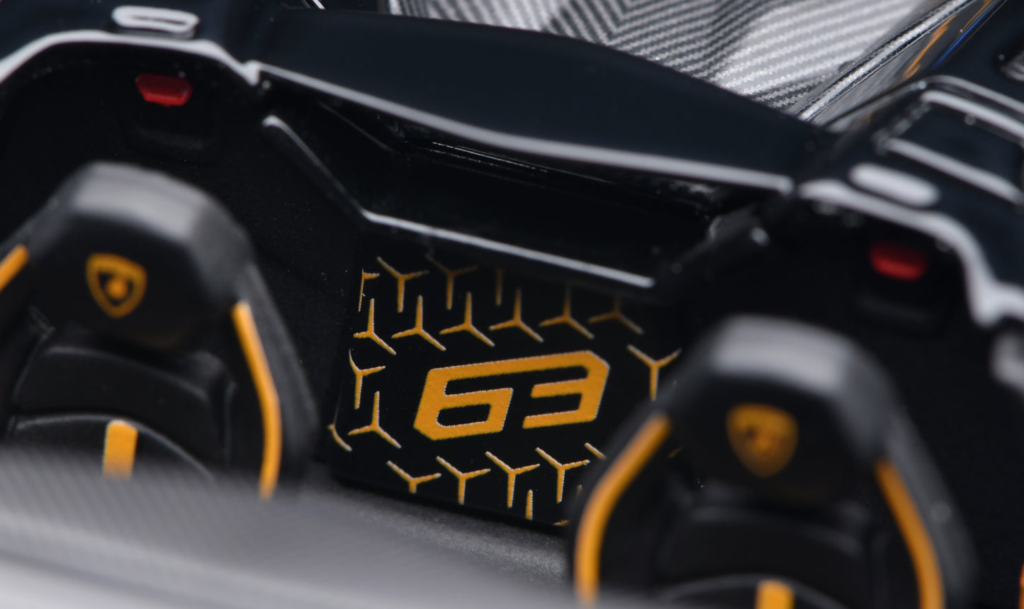 1:43 MakeUp Lamborghini Aventador SVJ63 Roadster Blu Arione EM517H