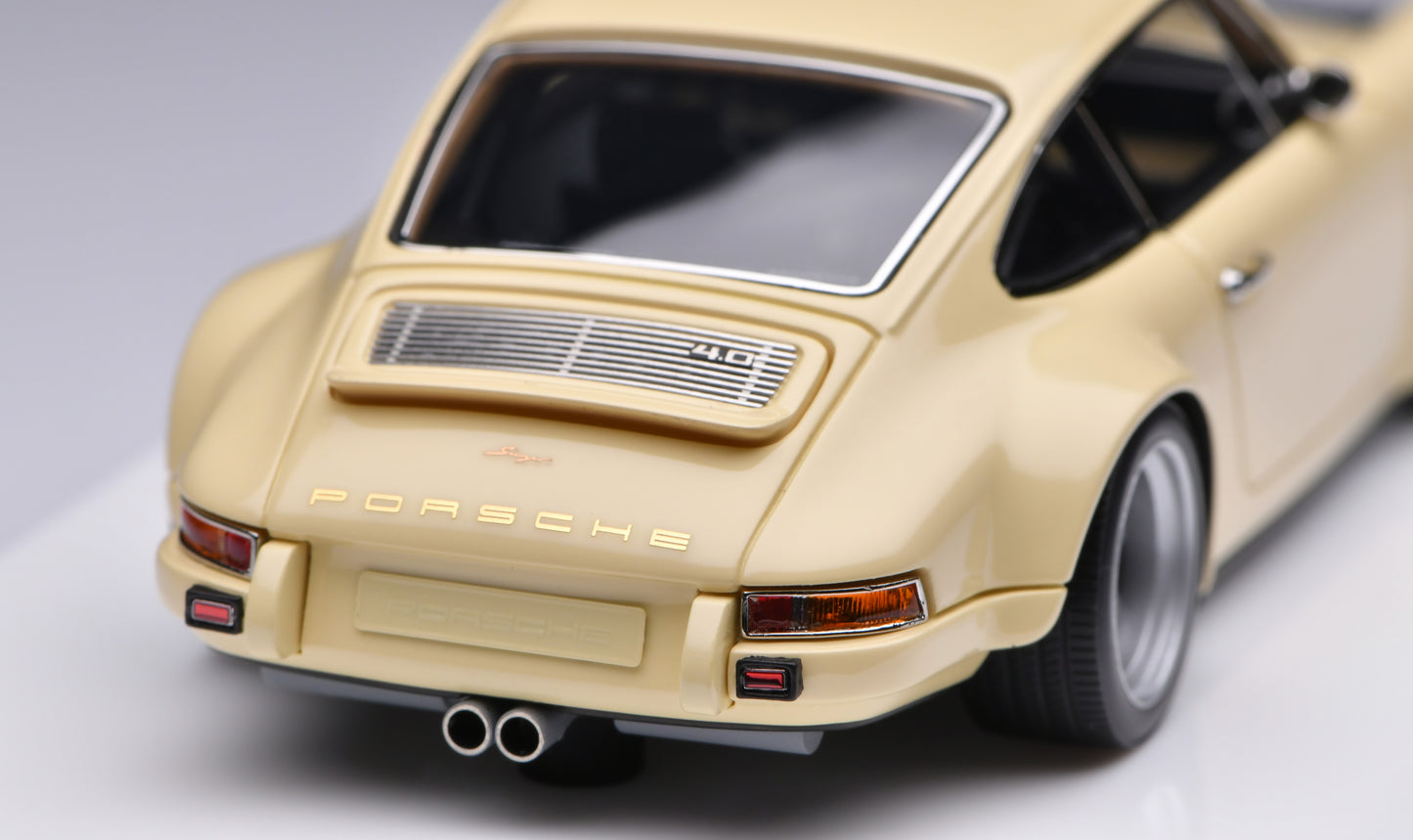 1:43 MakeUp Porsche Singer 911(964)Coupe Pastel Yellow VM111T