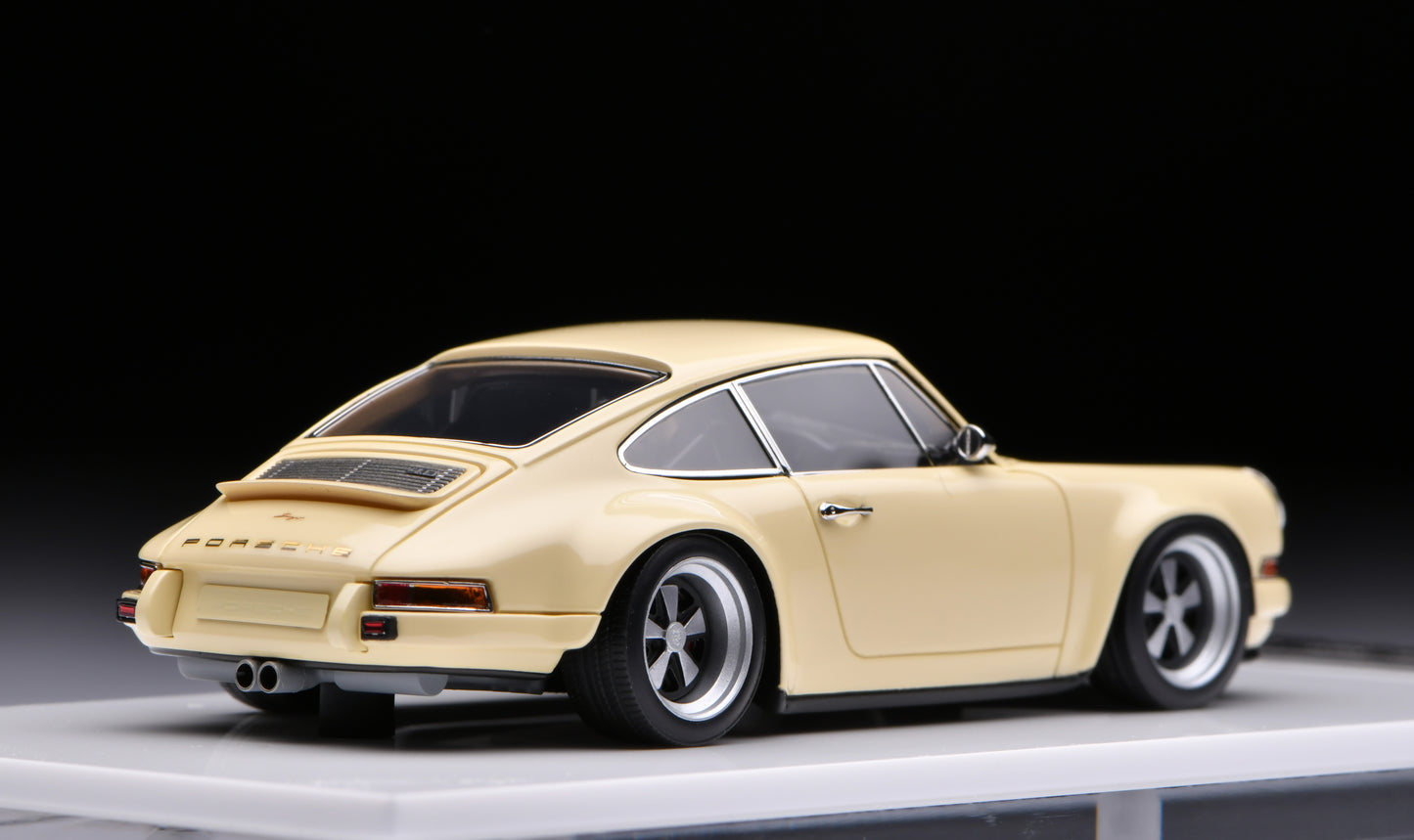 1:43 MakeUp Porsche Singer 911(964)Coupe Pastel Yellow VM111T