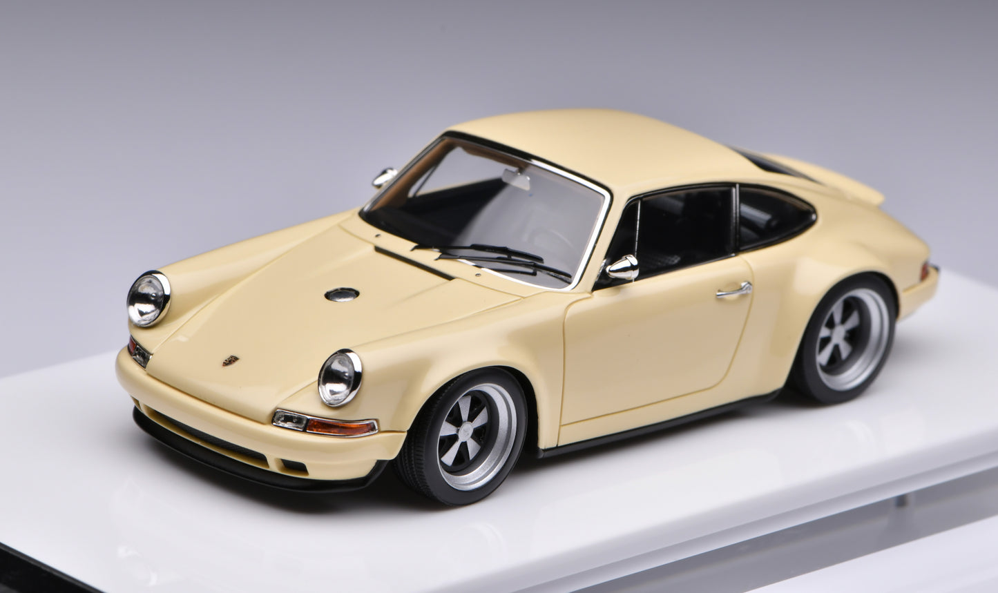 1:43 MakeUp Porsche Singer 911(964)Coupe Pastel Yellow VM111T