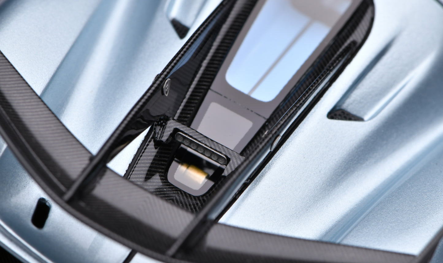 1:43 Gryning Koenigsegg Jesko Attack#7505 Light Ice Blue/Carbon