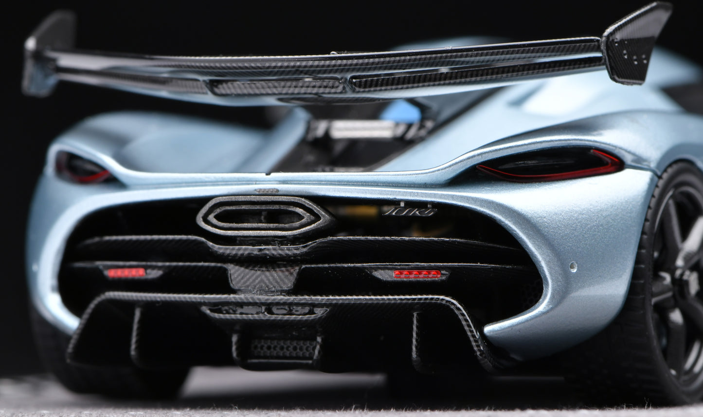 1:43 Gryning Koenigsegg Jesko Attack#7505 Light Ice Blue/Carbon