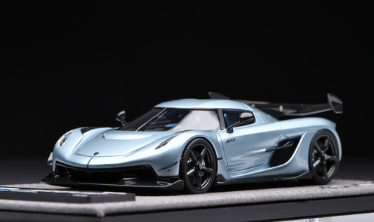 1:43 Gryning Koenigsegg Jesko Attack#7505 Light Ice Blue/Carbon