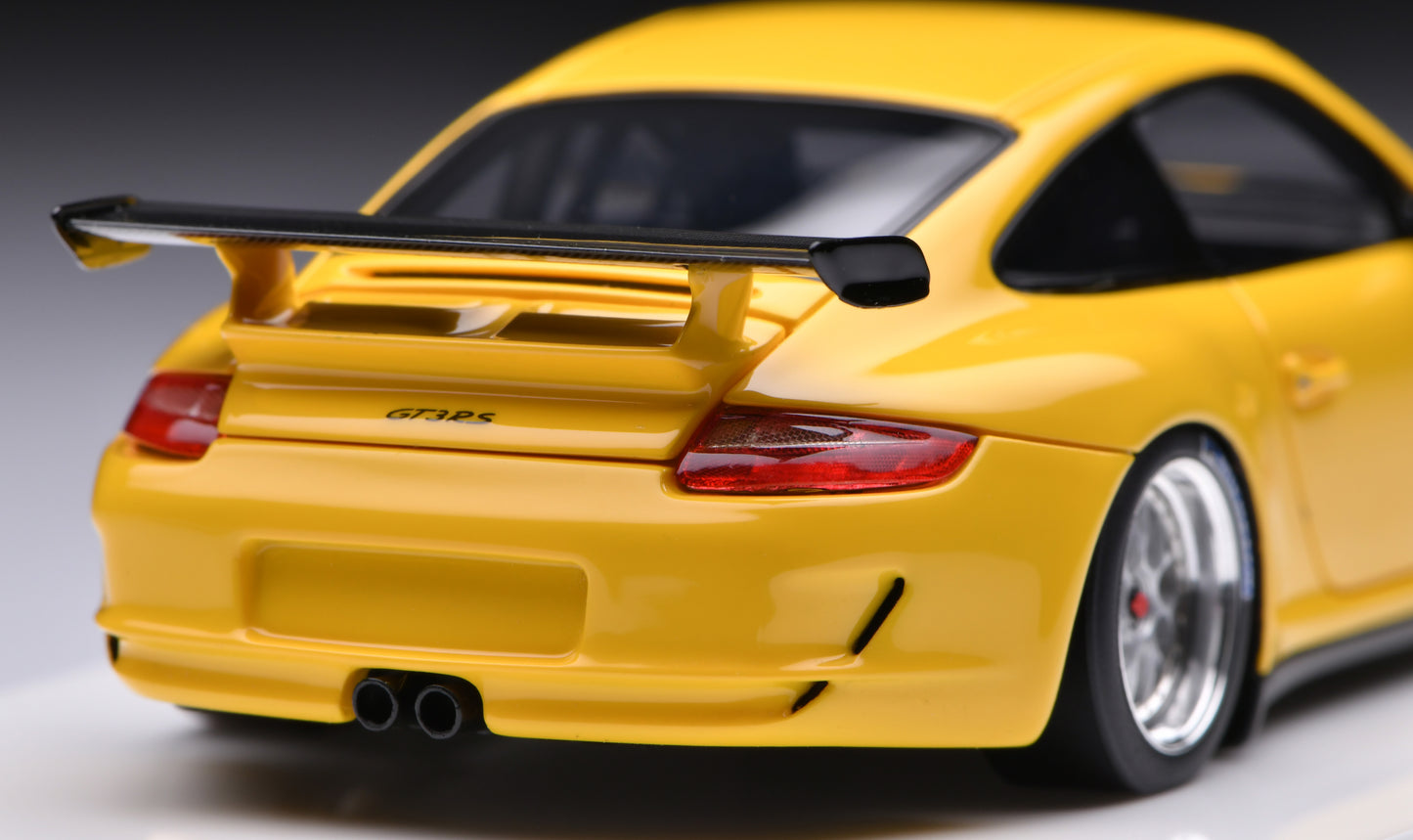 1:43 MakeUp Porsche 911 (997)GT3 RS(BBS Cup Wheel) Speed Yellow EM710E