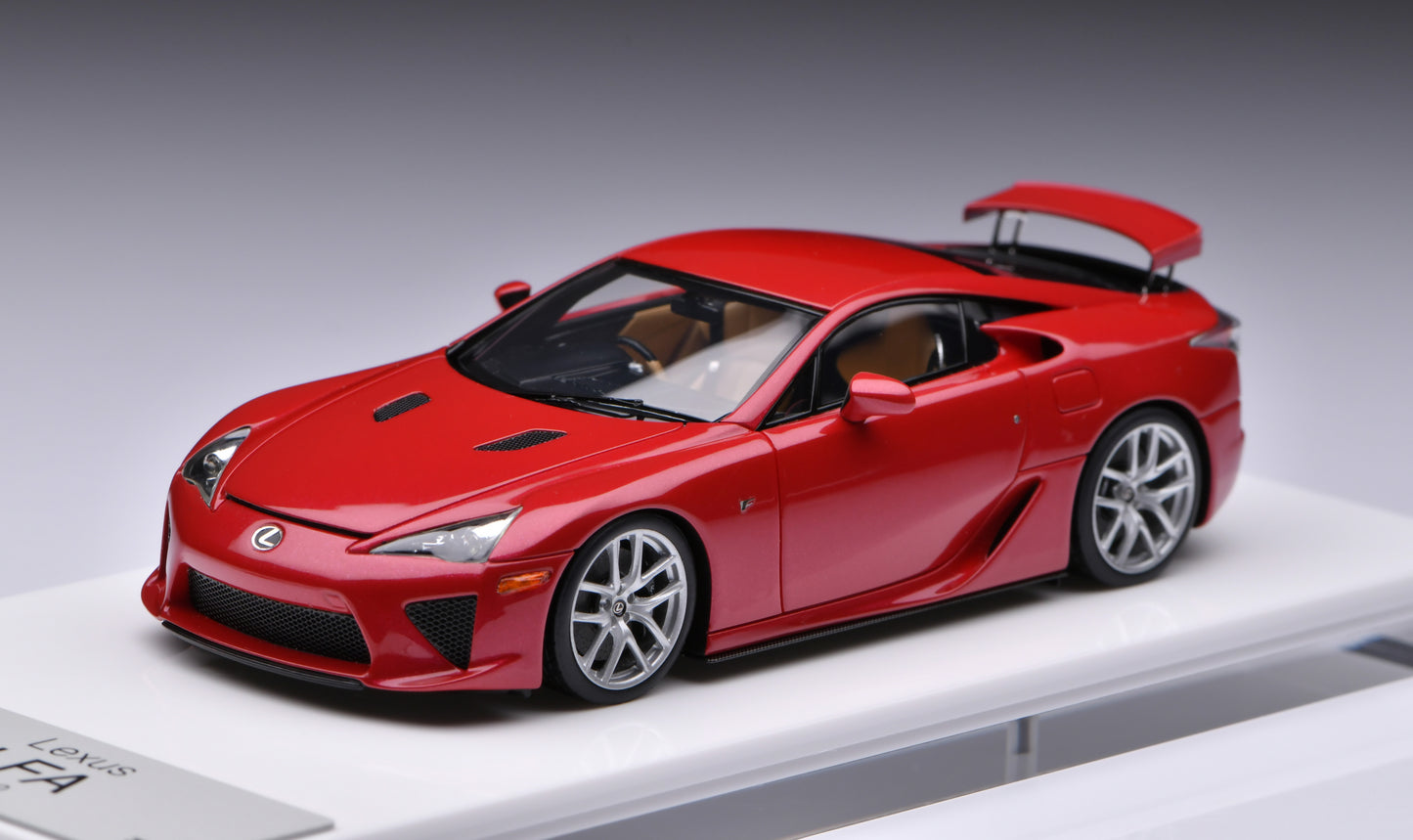 1:43 MakeUp Lexus LFA (Rear wing up) Pearl Red EM698C