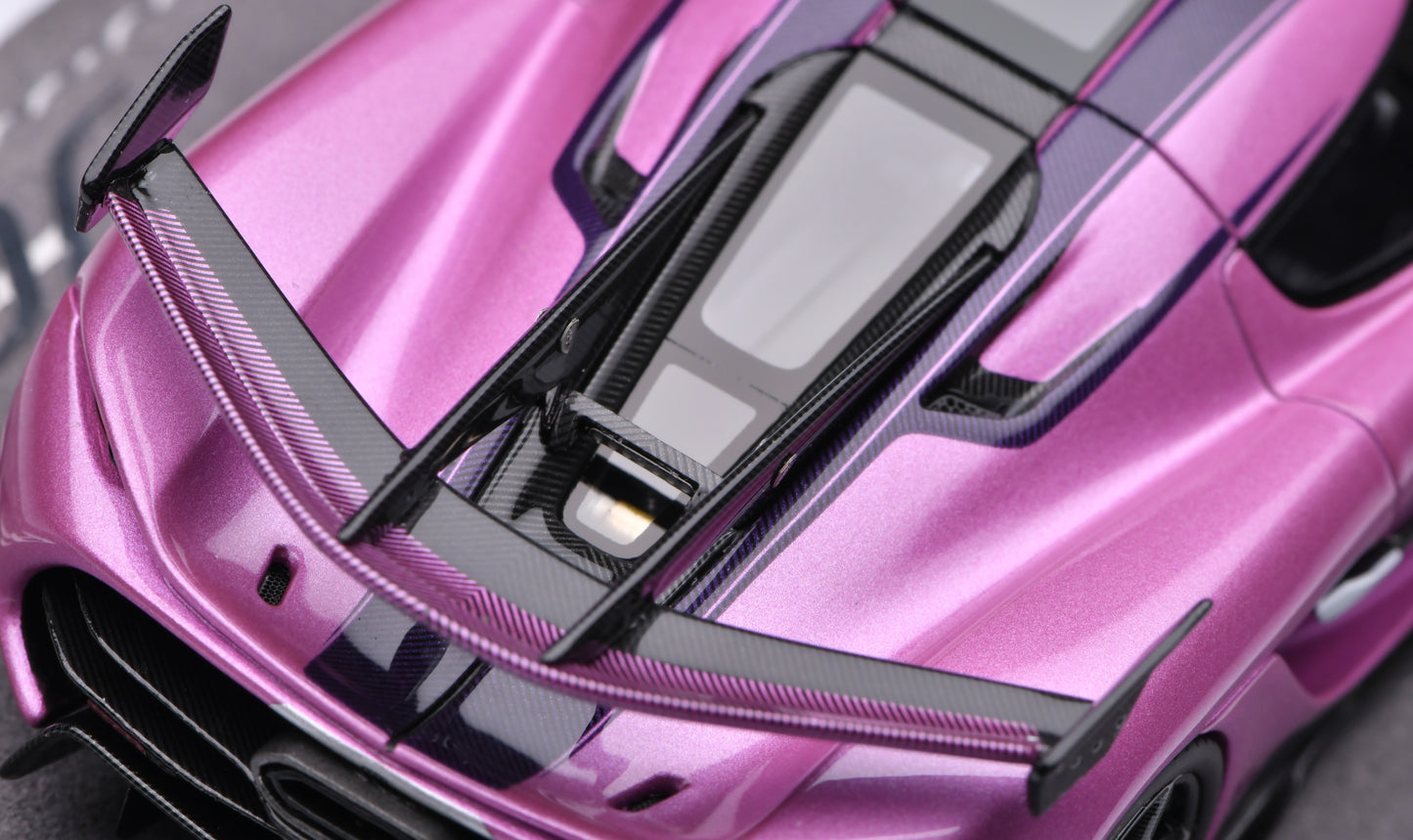 1:43 Gryning Koenigsegg Jesko Attack #7270 Viola/Porple Carbon