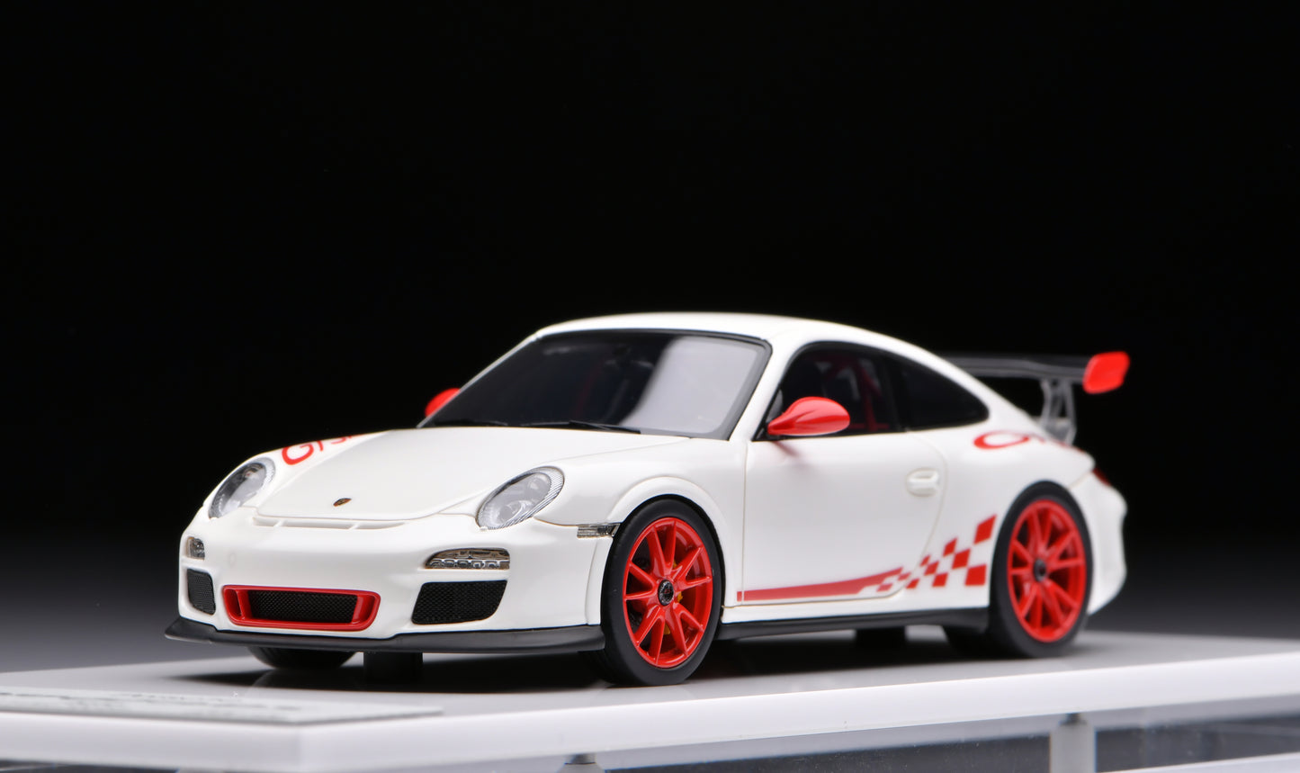 1:43 MakeUp Porsche 911 (997.2) GT3RS White/Red Stripe EM603B