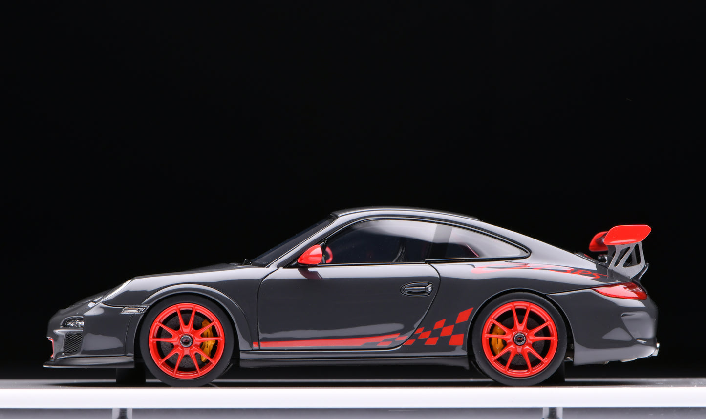 1:43 MakeUp Porsche 911 (997.2) GT3RS Gray Black/Red Stripe EM603A