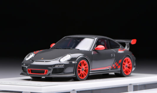 1:43 MakeUp Porsche 911 (997.2) GT3RS Gray Black/Red Stripe EM603A