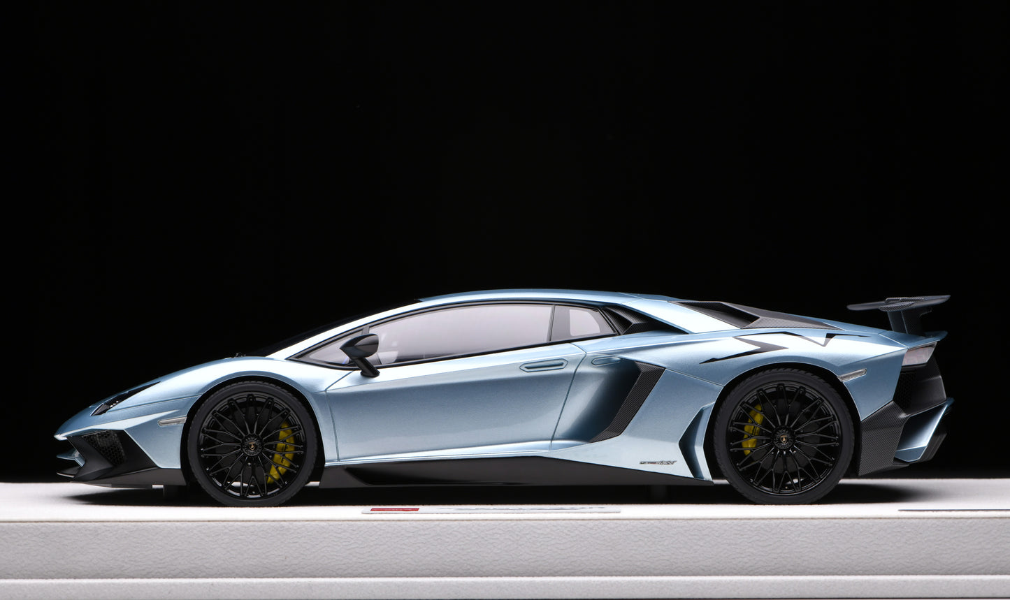 1:18 MakeUp Lamborghini Aventador LP750-4 SV 2015 Azzurro Thetys  EML005H