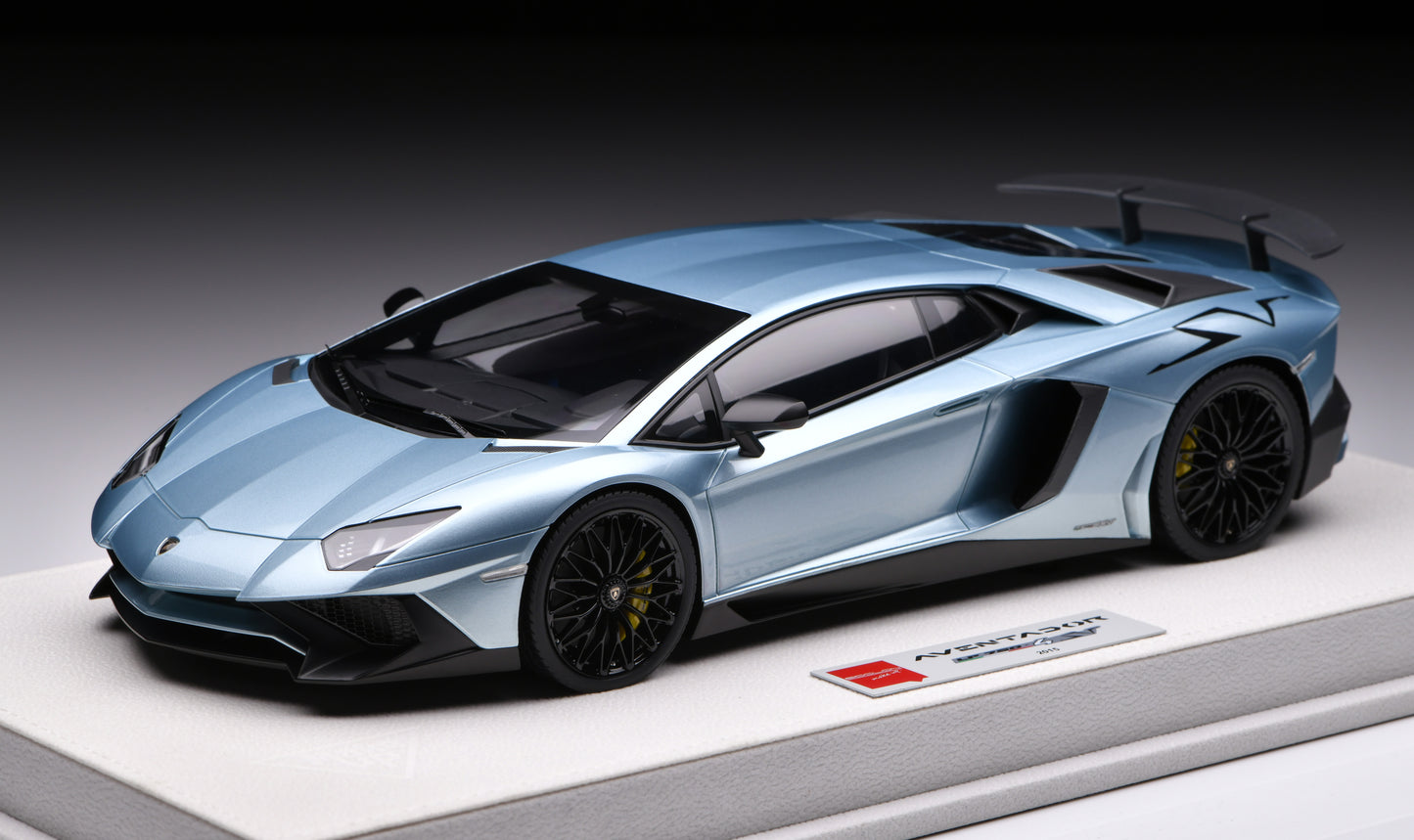 1:18 MakeUp Lamborghini Aventador LP750-4 SV 2015 Azzurro Thetys  EML005H