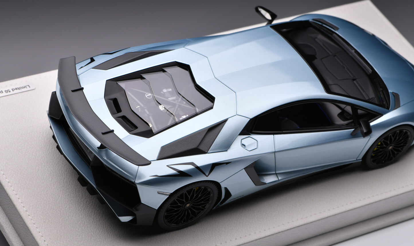 1:18 MakeUp Lamborghini Aventador LP750-4 SV 2015 Azzurro Thetys  EML005H
