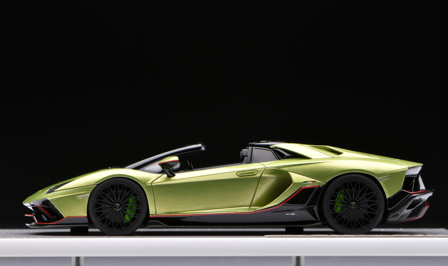1:43 MakeUp Lamborghini Aventador LP780-4 Ultimae Roadster(Dianthus Wheel)EM637C