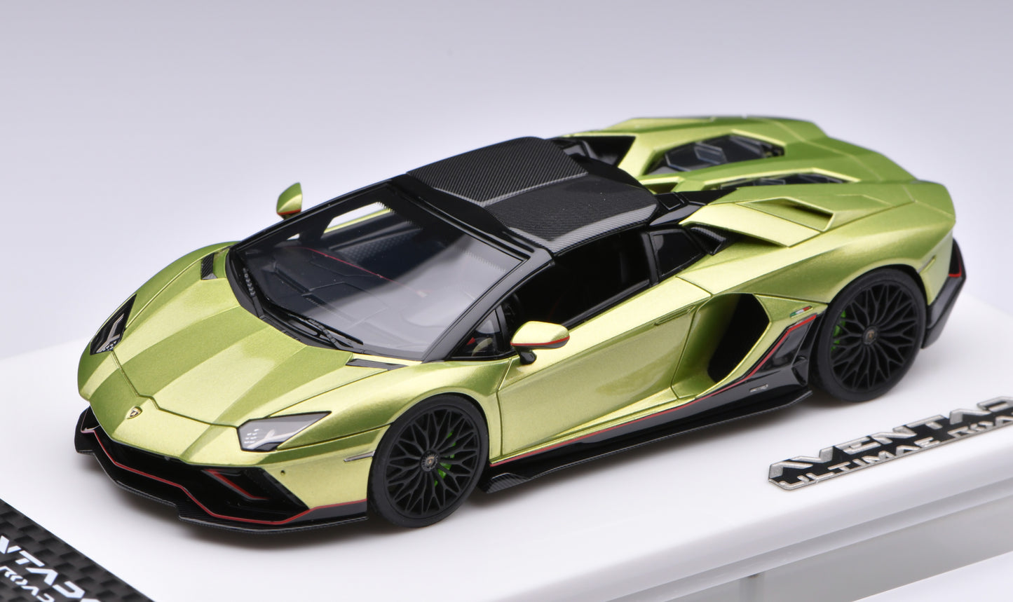 1:43 MakeUp Lamborghini Aventador LP780-4 Ultimae Roadster(Dianthus Wheel)EM637C