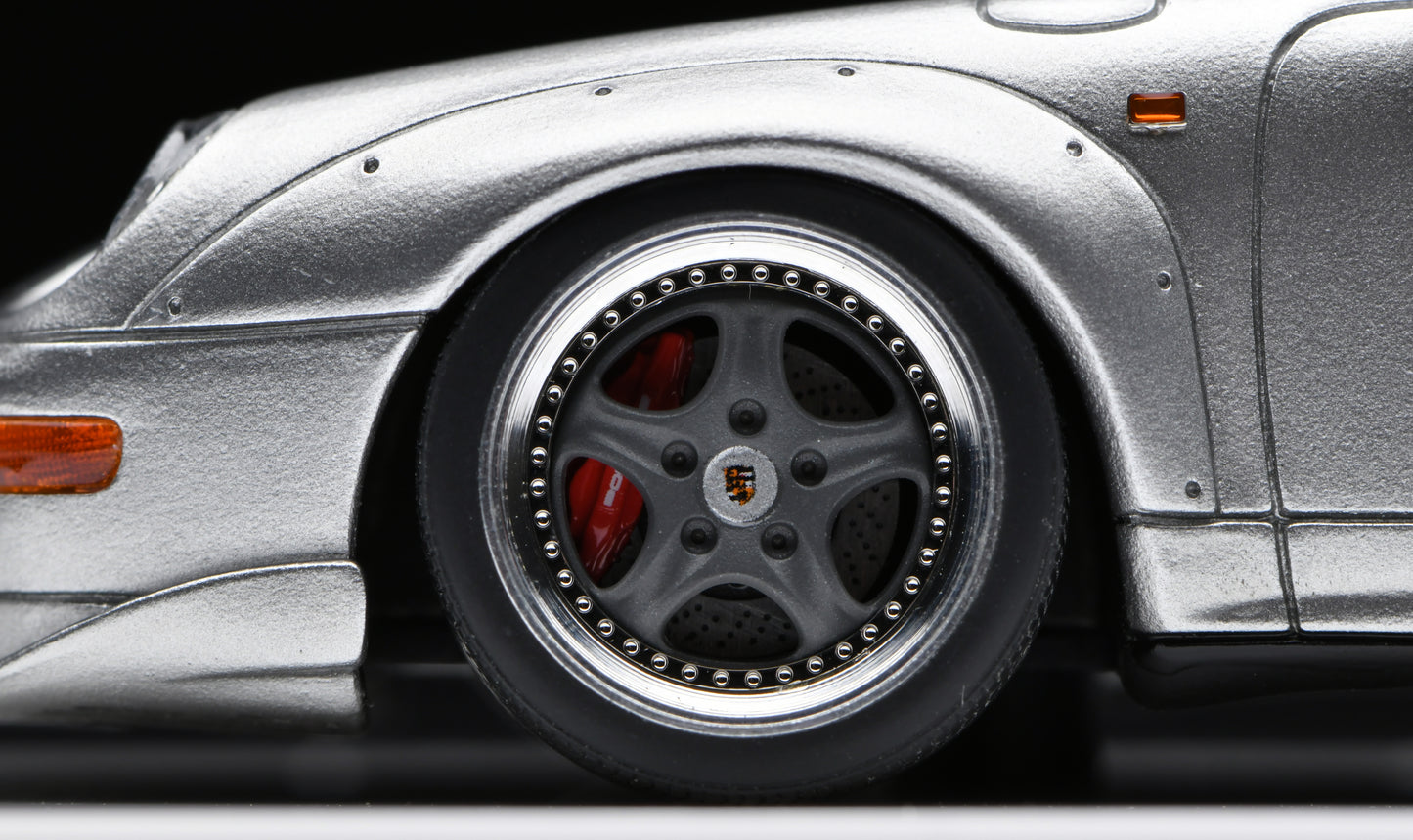 1:43 MakeUp Porsche 911(993) GT2 Street 1996 Silver VM114A