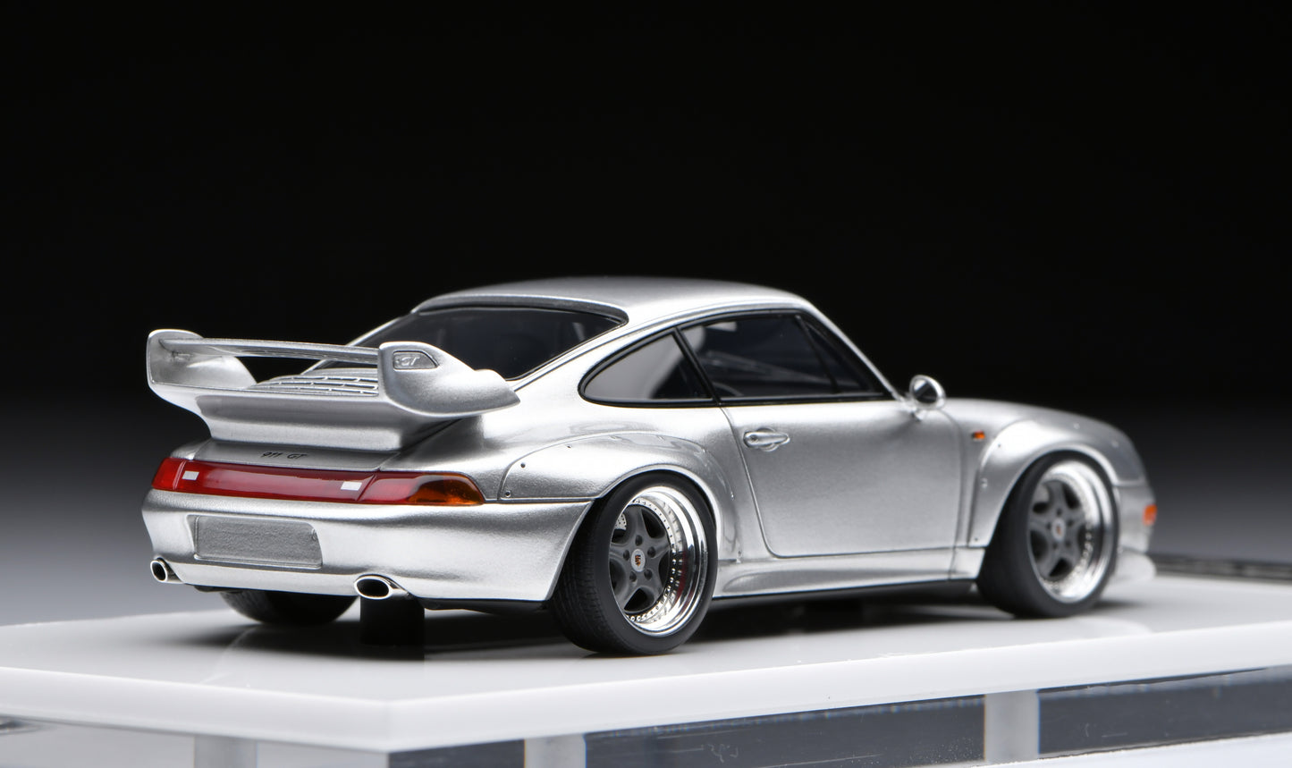 1:43 MakeUp Porsche 911(993) GT2 Street 1996 Silver VM114A