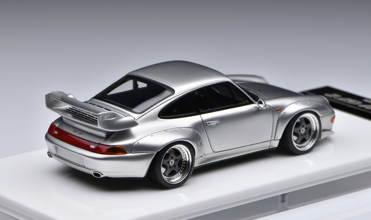 1:43 MakeUp Porsche 911(993) GT2 Street 1996 Silver VM114A