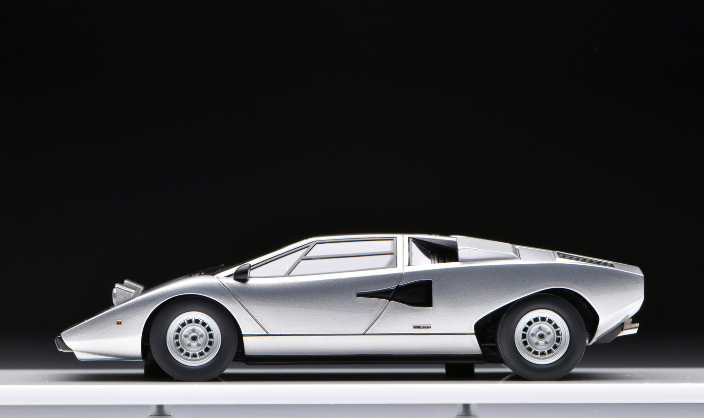 1:43 MakeUp Lamborghini Countach LP400 (Head lamp up) Silver EM822D