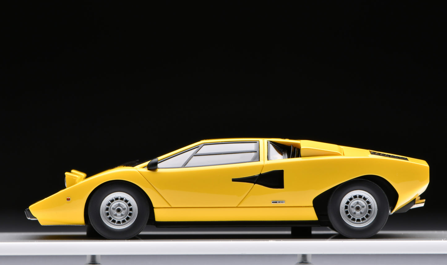 1:43 MakeUp Lamborghini Countach LP400 (Head lamp up) Yellow EM822A