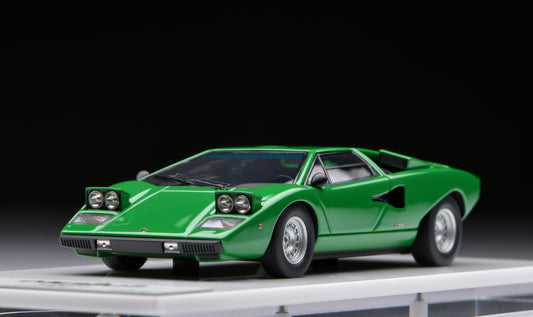 1:43 MakeUp Lamborghini Countach LP400 (Head lamp up)  Verde Medio EM822E
