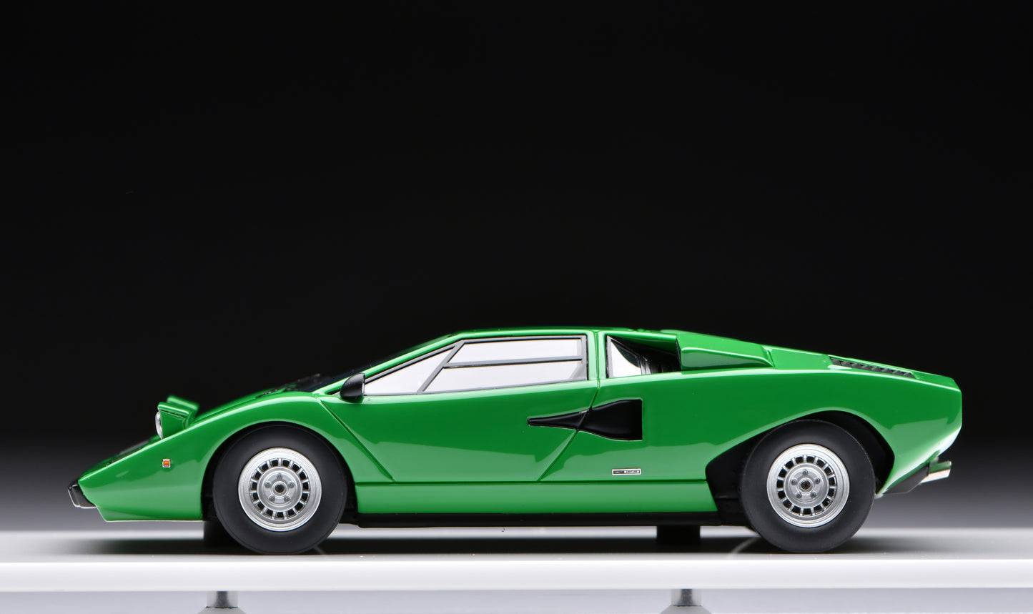 1:43 MakeUp Lamborghini Countach LP400 (Head lamp up)  Verde Medio EM822E