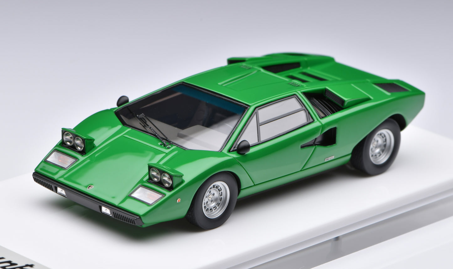 1:43 MakeUp Lamborghini Countach LP400 (Head lamp up)  Verde Medio EM822E