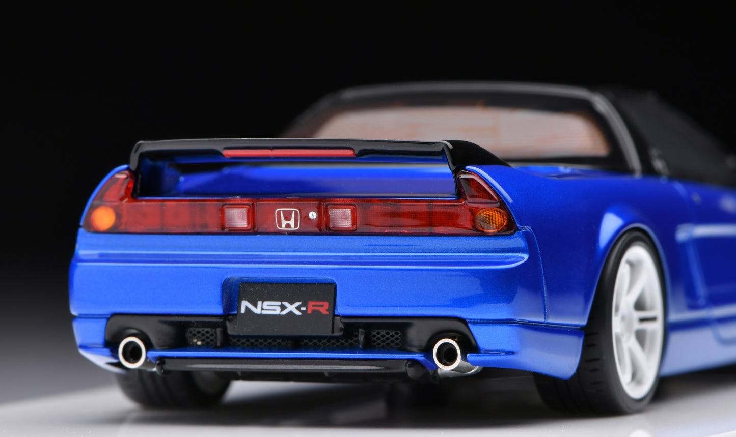 1:43 MakeUp Honda NSX-R (NA2) TE37 Wheel Long Beach Blue Pearl EM825D