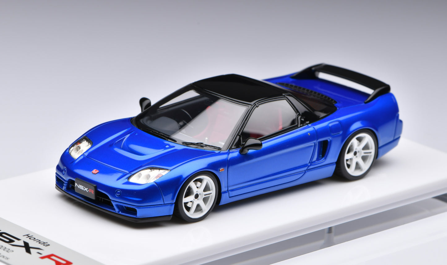 1:43 MakeUp Honda NSX-R (NA2) TE37 Wheel Long Beach Blue Pearl EM825D