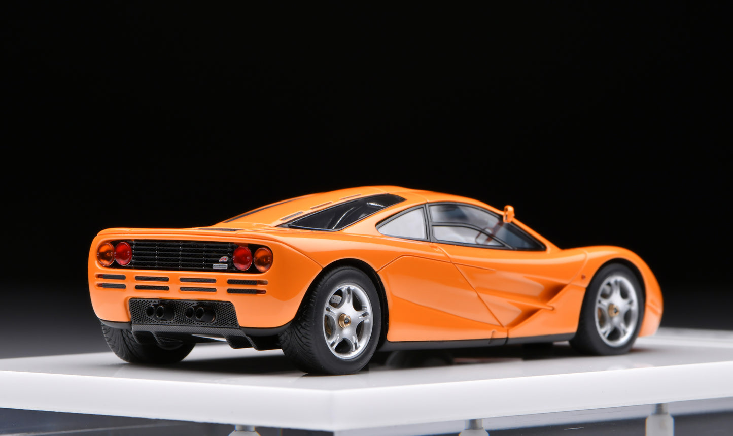 1:43 MakeUp McLaren F1 (Road car) 1995 S/N 071 Historic Orange EM748I