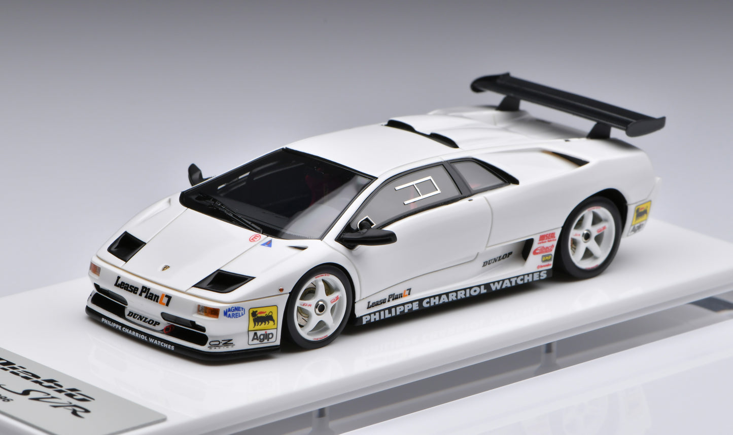 1:43 MakeUp Lamborghini Diablo SVR Racing 1996 White EM785B
